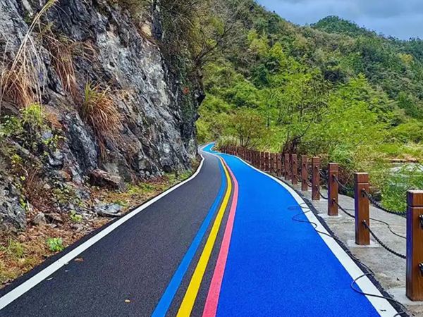 海曙彩色沥青道路